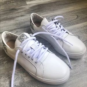 Kannas White Sneakers Size 8